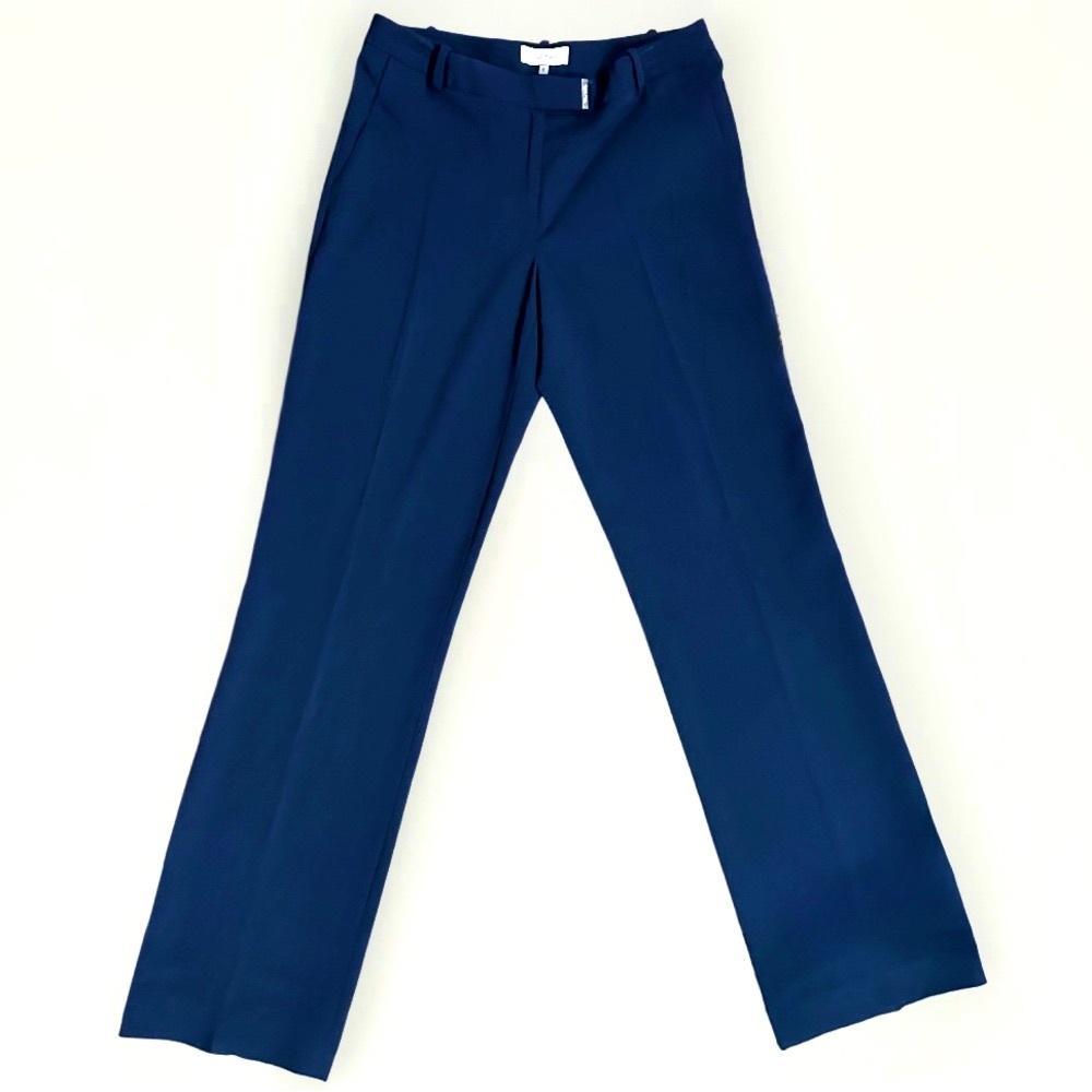 Calvin Klein Modern Fit Trousers in Navy Blue